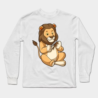 Lion with Nail arrows Long Sleeve T-Shirt